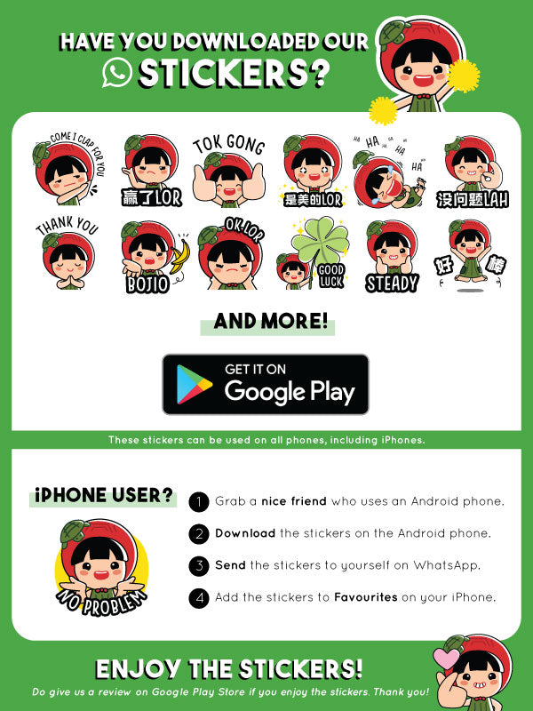 Download Our WhatsApp Stickers Now! – Ang Ku Kueh Girl and Friends