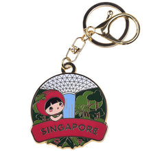 Load image into Gallery viewer, Ang Ku Kueh Girl Singapore Landmark Keychain Changi