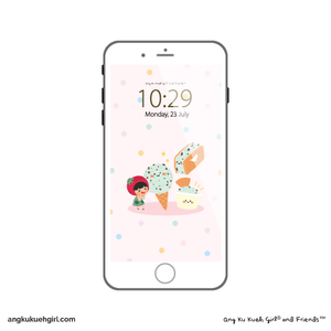 Phone Wallpaper (Mint Ice Cream)